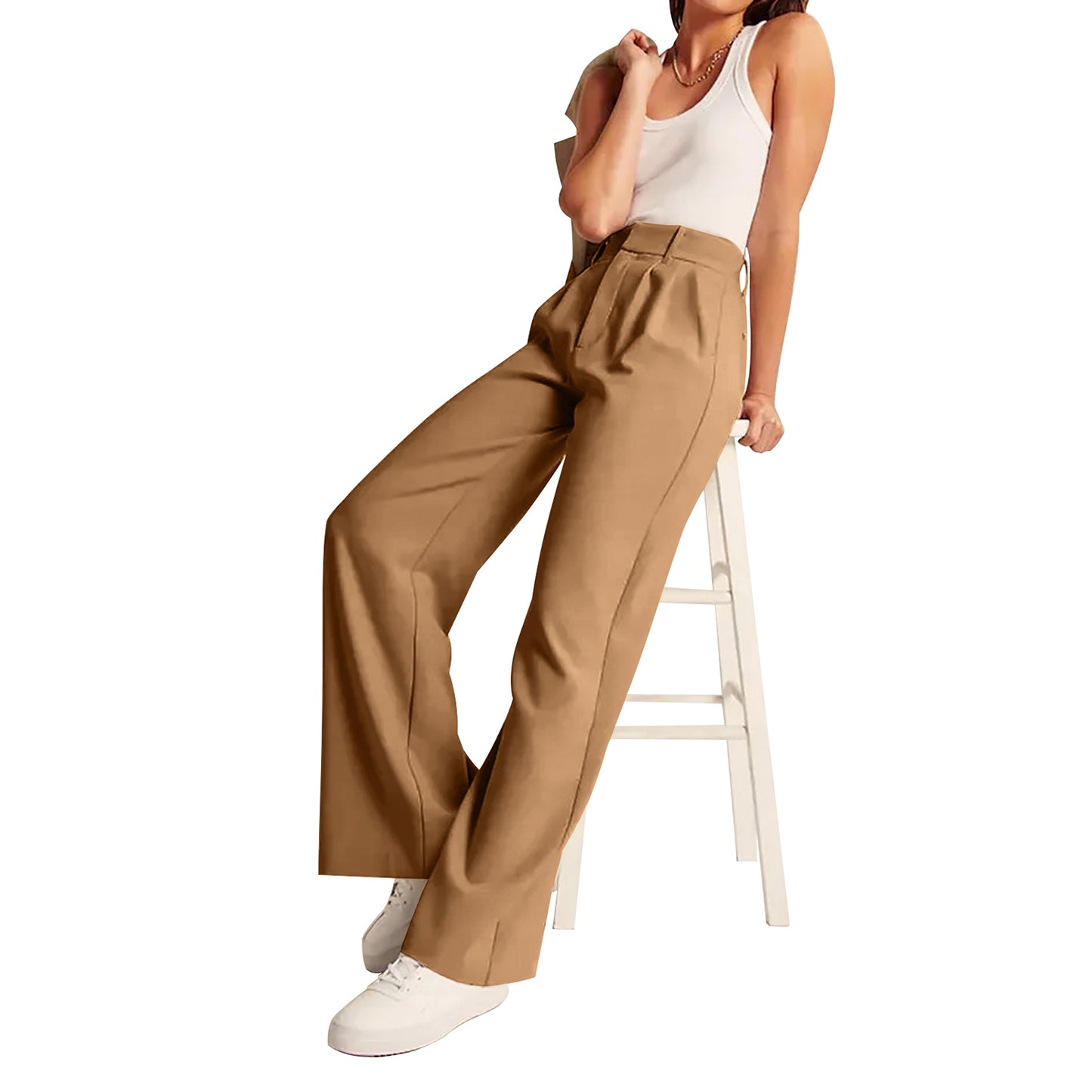 Women's Wide Leg Work Business Casual Loose Pants