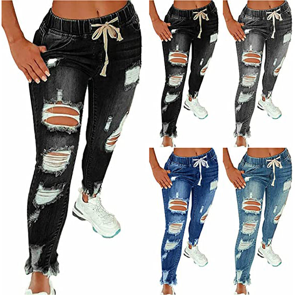 Women's Fashion New Hot Skinny Stretch High Rise Plus Size Pencil Denim Pants  Jeans - China Denim Jeans and Jeans price