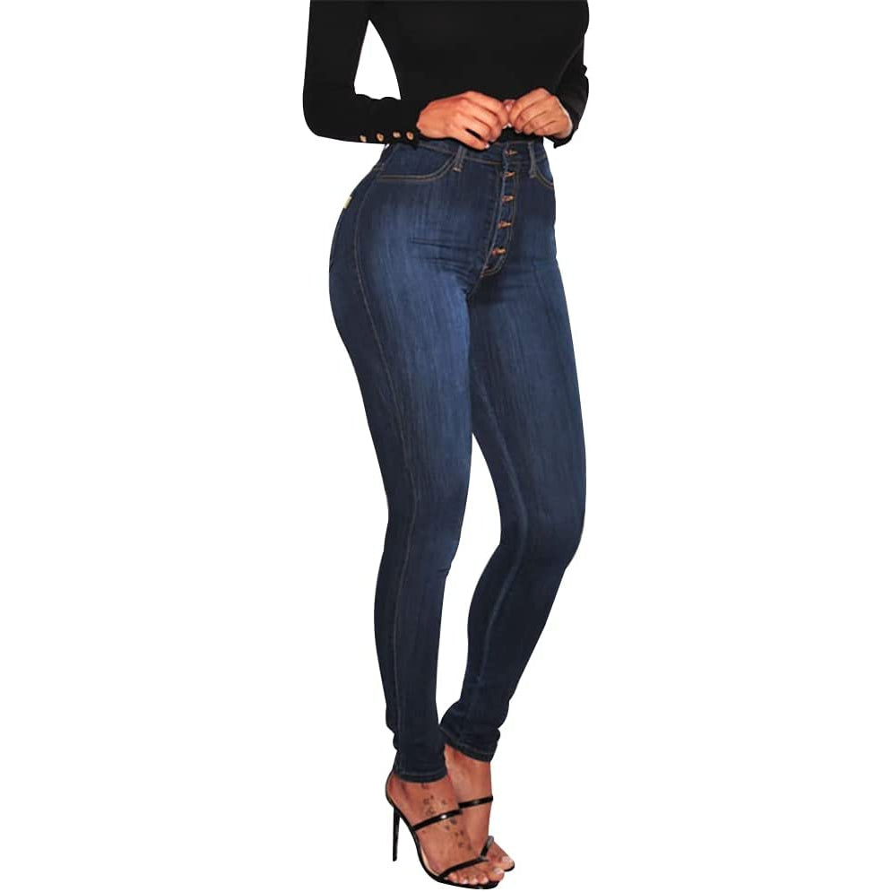 Y imoso Women's High Waisted Skinny Stretchy Denim Pants Curvy  Jeggings Butt Lifting Jeans Black Small : Clothing, Shoes & Jewelry
